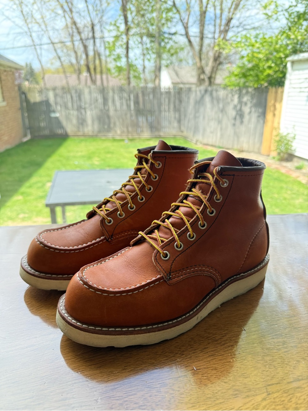 Red Wing Classic Moc 875 6” Boots - Oro Legacy Leather